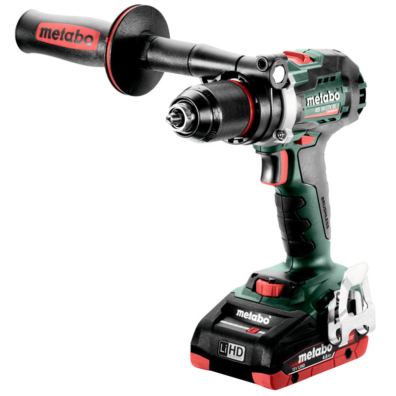 METABO BS 18 LTX BL I szénkefe nélküli akkumulátoros fúró-csavarozó (2 x 4.0 Ah LiHD akkuval, metaBOX kofferben) termék fő termékképe