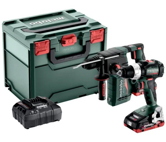 METABO COMBO SET 2.3.6 18 V akkumulátoros gépcsomag (2 x 4.0 Ah LiHD akkuval, metaBOX kofferben) termék fő termékképe