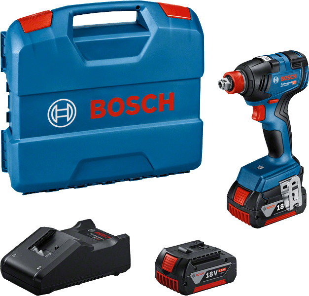 Bosch GDX 18V-200 akkus ütvecsavarozó (2 x 4.0 Ah Li-ion akkuval, L-Case kofferben) termék fő termékképe